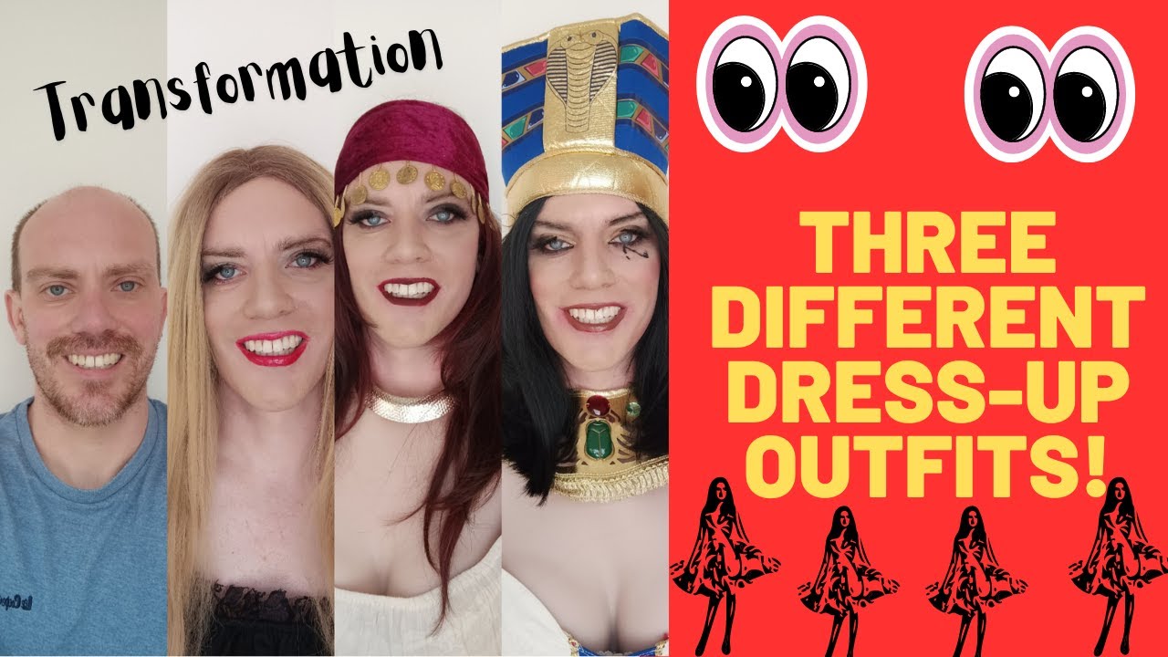 THREE DRESSING UP OUTFITS! | M2F Transformation! | Crossdress Life