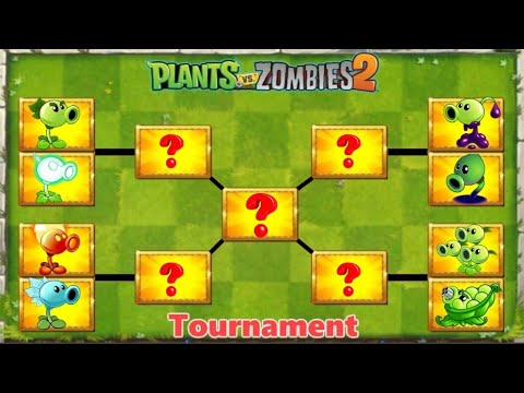 Plants Vs Zombies 2 Peashooter Mod Tournament (Plants Who Win?)