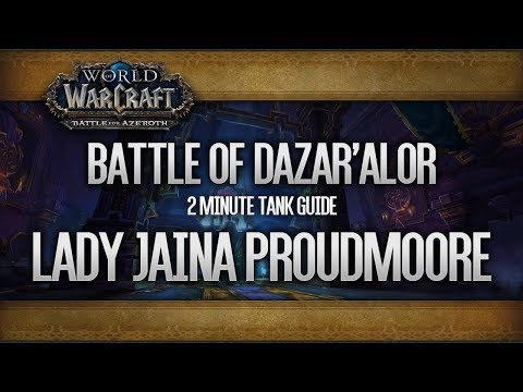 2 Minute Tank Guide LFR/Normal/Heroic - Lady Jaina Proudmoore