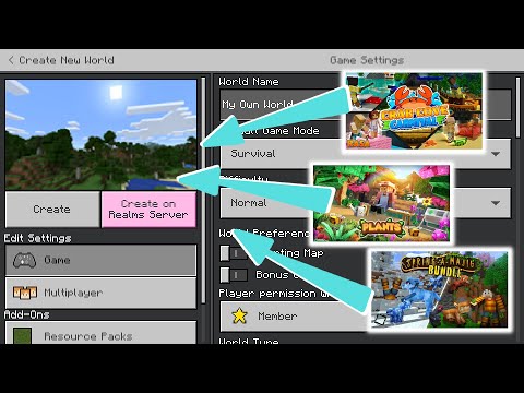 CyanSaber - How To Install Marketplace Addons To Any World - Minecraft Bedrock Edition - Windows 10