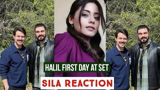 Halil Ibrahim Ceyhan First day at Set !Sila Turkoglu Reaction