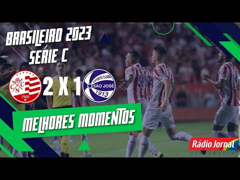 MELHORES MOMENTOS - NÁUTICO 2 X 1 SÃO JOSÉ - RS - BRASILEIRÃO SÉRIE C 2023 - 06/05/2023