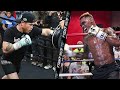 CANELO VS JERMELL CHARLO • POWER COMPARISON • BAG & PAD WORK