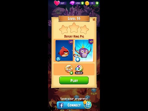 Angry Birds POP Level 55