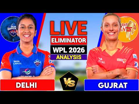 Delhi Capitals Women vs Gujarat Giants Women, Eliminator T20 WPL 2026, Live Score & Analysis 