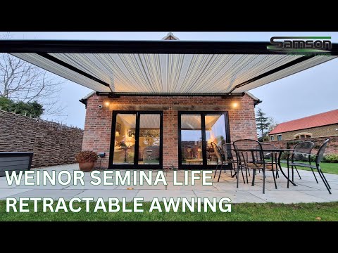 Weinor Semina Life Luxury Electric Awning with Drop Down Valance
