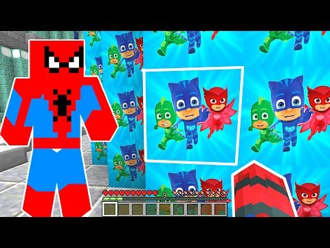 Örümcek Adam Pijamaskeliler Şans Blokları Kırıyor - Minecraft