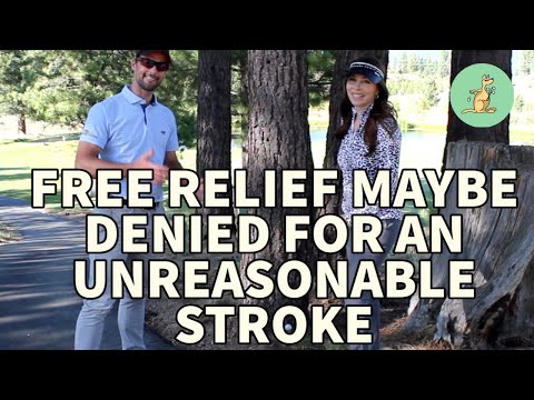 Relief Denied when there is Interference with an Immovable Obstruction - Golf Rules