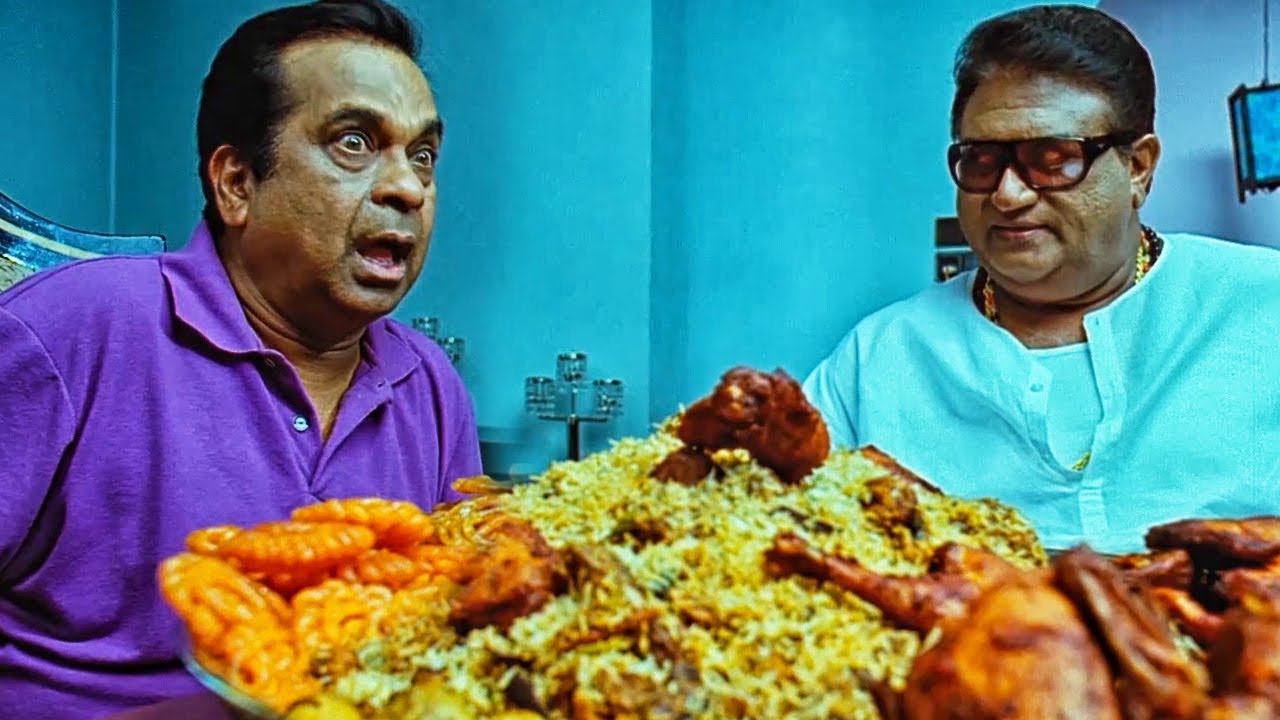 इतना सारा खाना देकर Brahmanandam का सर चकरा जाता है | Double Attack फिल्