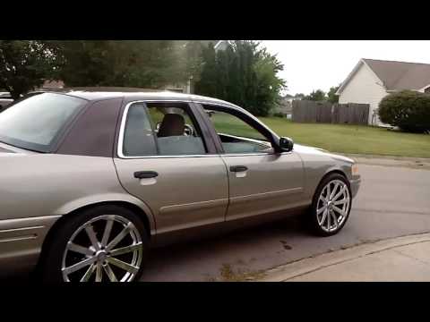 22 inch rims on crown vic riding in my hood