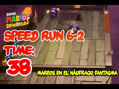 Super Mario 3D World 6-2 Speedrun  | Time: 38
