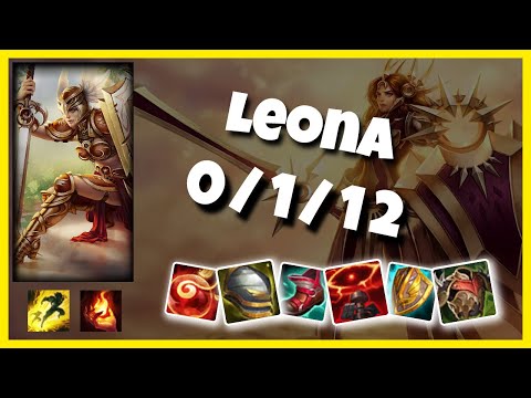 Leona Support 11.5 Challenger Gameplay Replay - S11 (0/1/12) - EU