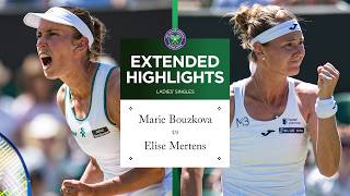 Great showdown! | Marie Bouzkova v Elise Mertens | Extended Highlights | Wimbledon 2026