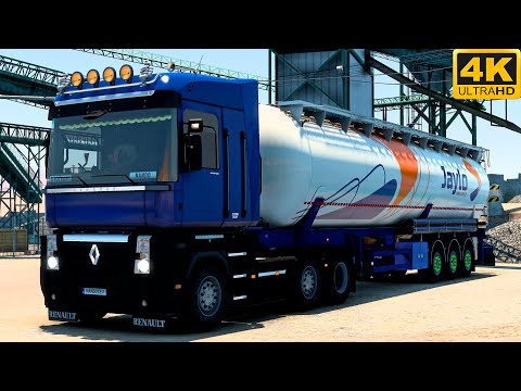 [G29] ETS2 (4K 60FPS) | PROMODS | RENAULT MAGNUM 520 | TABA 🇪🇬 - HAIFA 🇮🇱