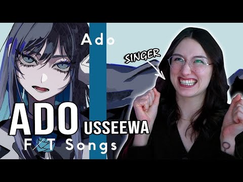 Why am I getting teary over this?! | Ado - Usseewa | Singer Reacts |