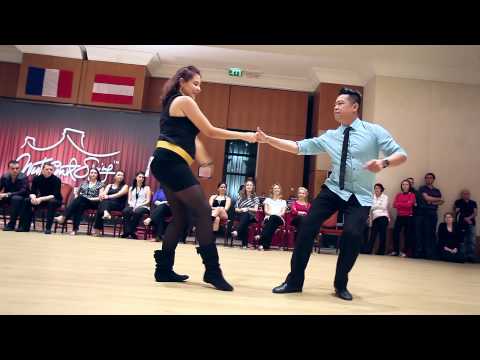 Jerome Chanchom & Elsa Drai Advanced Final at Budafest 2014