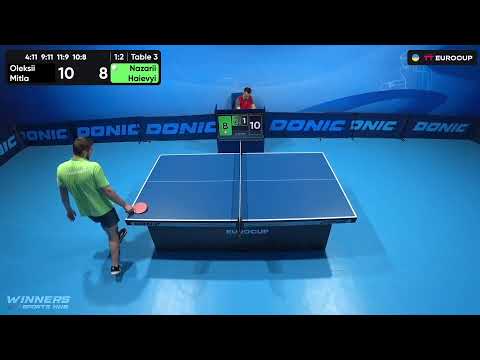12:50 Oleksii Mitla - Nazarii Haievyi 08.08.2023 TT Euro.Cup Ukraine Master. TABLE 3