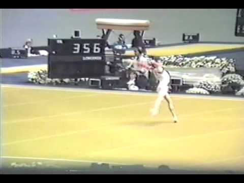 1st T ROM Celestina Popa Comp FX - 1987 World Gymnastics Championships 9.775