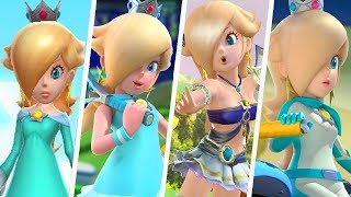 Evolution of Princess Rosalina in Super Mario Sports Games (2008 - 2018)