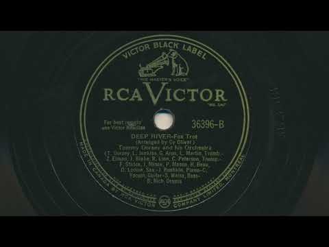 1942 TOMMY DORSEY Deep River BIG BAND SWING - 78 RPM Record