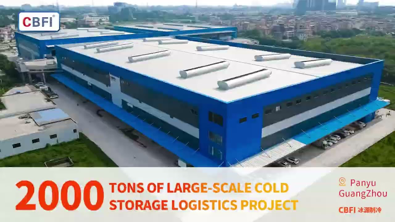 【EN】2000-Ton Cold Chain Logistics Cold Storage Project | Industrial Refrigeration System