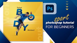 photoshop tutorial for beginners 2021 | sport design
