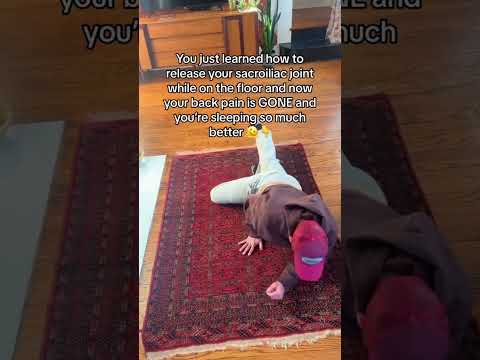 How to SAFELY pop your SACROILIAC JOINT at home