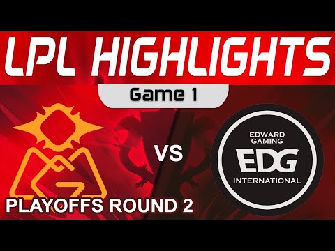 OMG vs EDG Highlights Game 1 LPL Summer Playoffs 2023 Oh My God vs EDward Gaming by Onivia