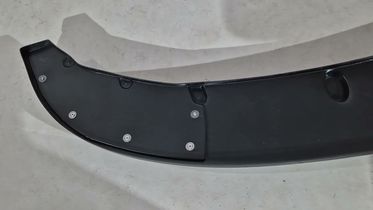 Накладка на передний бампер DPT Flap V-3 (для M-Sport, черный глянец) Video 1