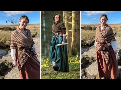 VINTAGE CROCHET SHAWL TUTORIAL // How To Crochet Claires Shawl From Outlander