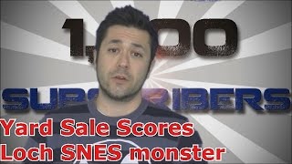 YARD SALE Scores, 1000 SUBSCRIBERS GIVEAWAY and 70's HandHelds
