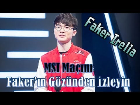 SKT Faker'ın Gözünden İrelia Oynanış - SKT VS Flash Wolves - Faker Pro View POV Point Of View
