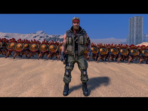 CHUCK NORRIS & 300 SPARTANS vs 20000 PERSIANS - Ultimate Epic Battle Simulator