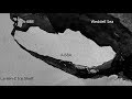 Icebergs A 68A And A 68B Drift Out To Sea Larsen C Ice Shelf Antarctica