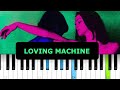 TV Girl - Loving Machine (Piano Tutorial)
