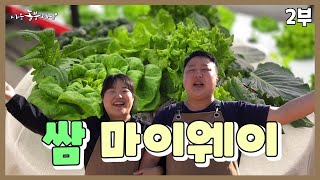 [나는농부다 354회 2부] 초소형 농장 부부의 쌈 마이웨이