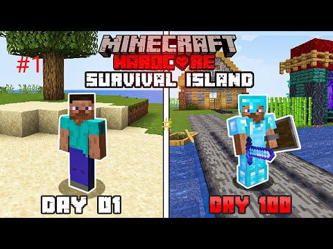 Insane Survival Challenge: 100 Days on Hardcore Island!