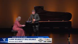 Claude Delangle et Odile Delangle plays Berceuse by G. FAURE