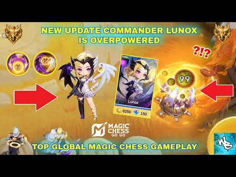 NEW COMMANDER LUNOX = EASY 99 STACK ERUDITIO COMBO - BEST MAGIC CHESS STRATEGY - MAGIC CHESS GO GO