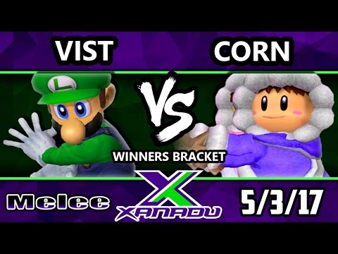 Xanadu 200 - Corn (Ice Climbers) Vs. Vist (Luigi) SSBM Tournament - Smash Melee