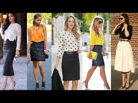 Blusas modernas y bonitas COMBINADAS CON FALDAS / Fashion Love