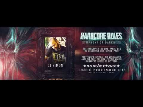 Number one/Sala 2/ Hardcore Rules/7 Dicembre 2015/Dj Simon