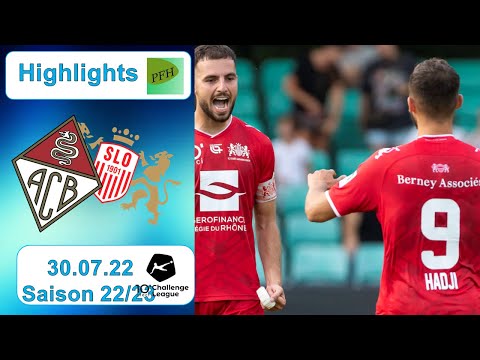 Highlights: AC Bellinzona vs FC Stade - Lausanne - Ouchy (30.07.22)