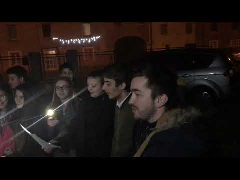 Cu colindul, craciun 2018; tinerii bisericii Maranata din Udine