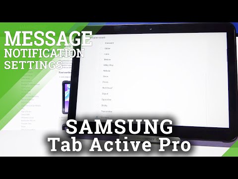 Notification Tones in SAMSUNG Galaxy Tab Active Pro – List of Notification Sounds