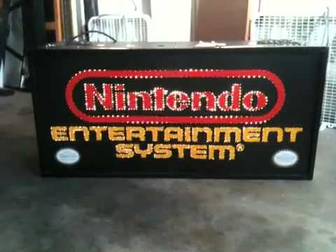 World Of Nintendo . Fiber Skylt