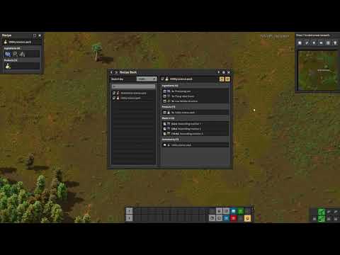 Factorio Mod Spotlight - Recipe Book