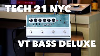 Video thumbnail for Tech 21 SansAmp VT Bass Deluxe Pedal Review / All The Tones You Need On A Jazz Bass by Bass Series