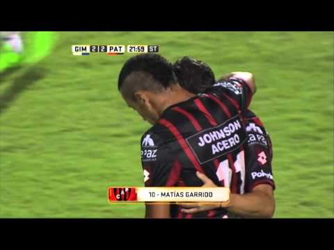 Gol de Garrido. Gimnasia 2 - Patronato 2. Fecha 2. Primera División 2016