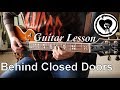 how to play: Behind Closed Doors by Rise Against